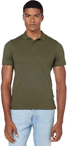 Jack & Jones JJEBASIC POLO SS NOOS, Polo-Shirt Uomo, Verde (Olive Night Detail:SLIM FIT), XS