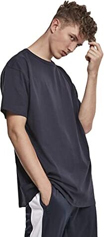 Urban Classics Organic Basic Tee, T-shirt Uomo, Blu (Midnight 01641), L