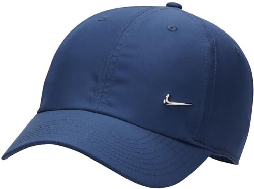 Nike Club Cappuccio, Midnight Navy/Argento Metallizzato, S/M Uomo