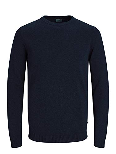 Jack & Jones Pullover Classico da Uomo, Blu (Insignia Blue/Twisted with Black)., XS