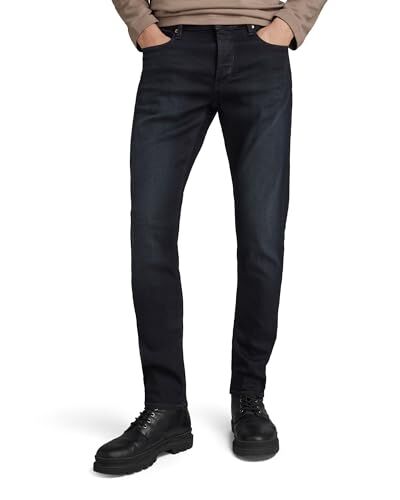 G-STAR RAW 3301 Slim Jeans, Jeans Uomo, Blu (Dk Aged 51001-5245-89), 34W / 34L