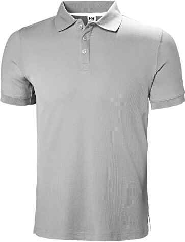 Helly Hansen Polo da Uomo Crewline Polo, Uomo, Polo da Uomo, , Grigio Nebbia, XL