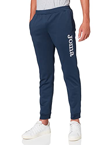 Joma Pantalone Lungo Polyfleece Victory, Tuta Uomo, Navy Blue (Marino), XS