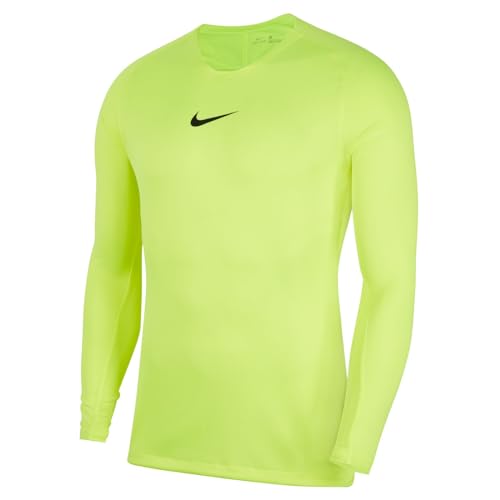 Nike Dry Park 1stlyr Jersey LS, Maglietta a Maniche Lunghe Unisex-Adulto, Giallo (Volt/(Black), M