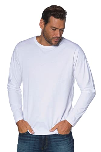 JP 1880 Shirt, Basic-Passform, Langarm, bis 8XL Camicia, Weiß (Weiß 70255920), 7XL Uomo