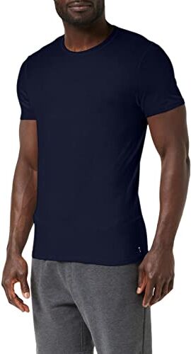 LOVABLE LVB T-Shirt Girocollo Stretch Cotton Uomo, Blu, 6/XL