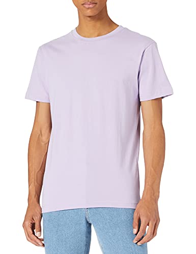 Build Your Brand T-Shirt Round Neck, Lilac, XS Uomo