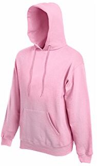 Fruit of the Loom Hooded Sweat Felpa con Capuccio, Rosa (Light Pink 52), XL Uomo