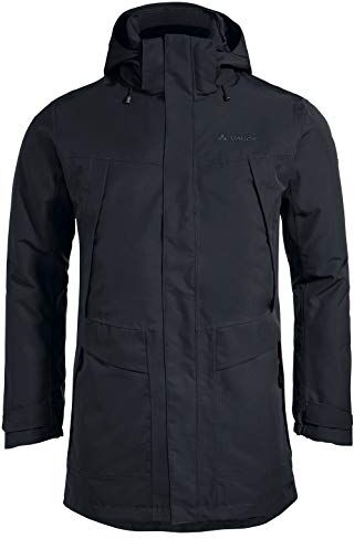 VAUDE Idris Wool Parka da uomo, Uomo, Giacca, , Nero, S