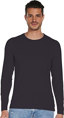 Jack & Jones Basic O-Neck Tee L/S Noos Maglione, Navy Blue, M Uomo