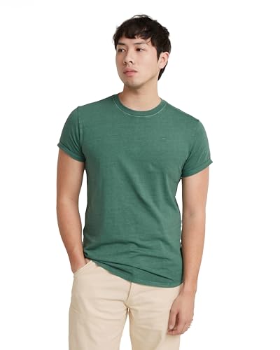 G-STAR RAW Overdyed Lash T-Shirt, T-shirt Uomo, Verde scuro (blue spruce gd -2653-G472), S