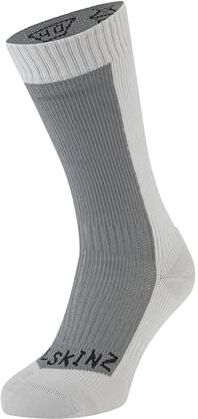 SEALSKINZ Waterproof Cold Weather Mid Length, Calza Uomo, Grey, XL