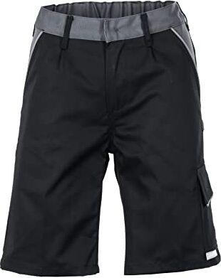 Planam 040 Highline Shorts, nero/ardesia/zinco, taglia XS