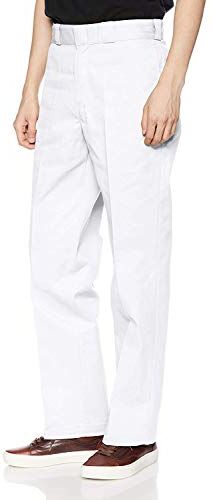 Dickies Original 874 Work Pantaloni, Bianco, 29W / 30L Uomo