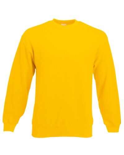 Fruit of the Loom Pullover, Sunflower, S Uomo