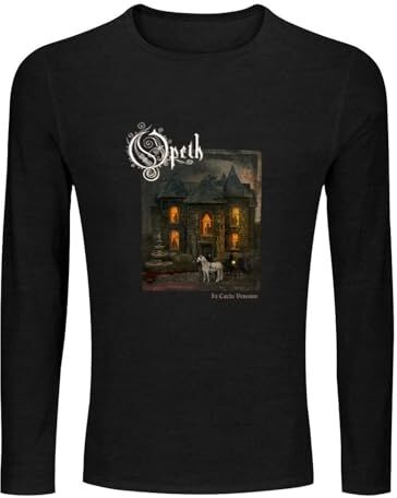 T-33B Opeth in Cauda Venenum Black G Star Men's 100% Cotton Tee Crewneck Unisex Long Sleeve T-Shirt Black XXXL