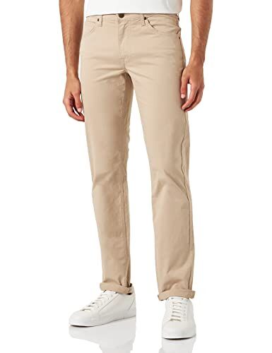 Lee Daren L707 Zip Fly Jeans Dritto, Oxford Tan, 38W x 32L Uomo