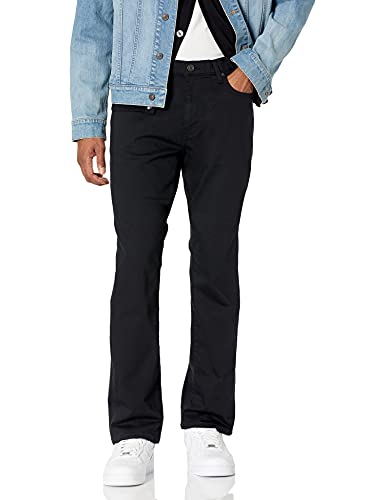 Amazon Essentials Jeans Slim t con Taglio Bootcut Uomo, Nero, 36W / 34L