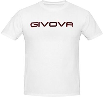 GIVOVA Spot Maglietta a Maniche Corte Unisex – Adulto, Bianco, XS