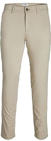 Jack & Jones Marco Bowie Pantaloni Chino, Beige (Oxford Tan), 33W / 30L Uomo