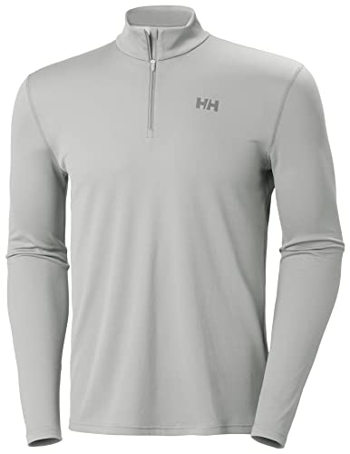 Helly Hansen HH LIFA Active Solen 1/2 Zip Camicia, Grigio Nebbia, S Uomo