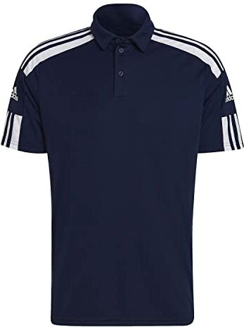 Adidas Squadra 21 Short Sleeve Polo Shirt, Uomo, Team Navy Blue/White, XL