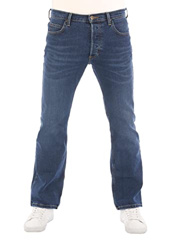 Lee Jeans da Uomo Bootcut Denver Pantaloni Blu Jeans Uomo Cotone Stretch Denim Blu w30 w31 w32 w33 w34 w36 w38 w40 w42 w44, Aged Alva (), 33W / 32 L