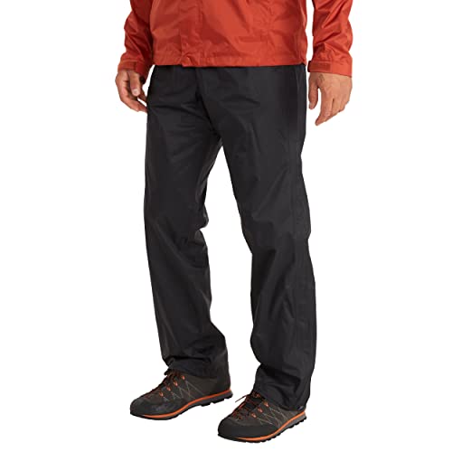 Marmot Precip Eco Full Zip Pant Waterproof Trousers Uomo, Black 30S, M