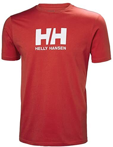 Helly Hansen Uomo Maglietta HH Logo, 2XL, Rosso