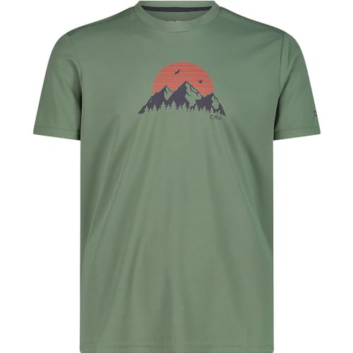 CMP T-Shirt da Uomo, Salvia, 48