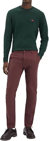 Levis Xx Chino Slim Ii, Pantaloni Uomo, Rosso ( Decadent Chocolate Gd ), 32W / 32L