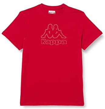 Kappa Cremy Tee, Maglietta Uomo, Rosso, XXL