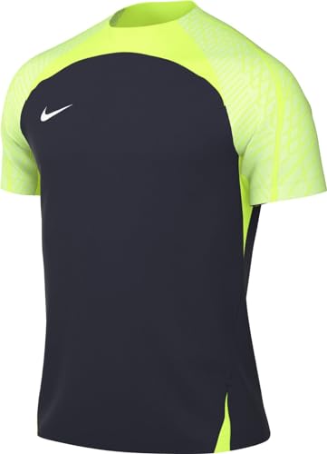 Nike M NK DF STRK23 Top SS, T-Shirt Uomo, Obsidian/Volt/White