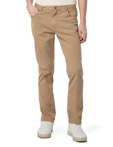 Tommy Hilfiger 5pkt Denton Structure Gmd , Pantaloni a cinque tasche Uomo, Beige (Batique Khaki), 38W / 30L