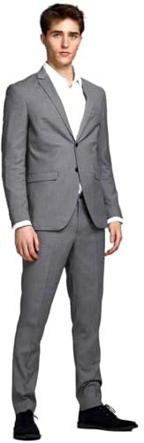 Jack & Jones Jprfranco Suit Noos Completo, Light Grey Mix, 56 Uomo