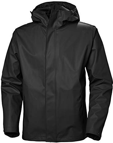 Helly Hansen Uomo Giacca Moss Impermeabile, 2XL, Nero