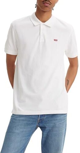 Levis Housemark Polo, T-shirt Uomo, Bianco, XXL