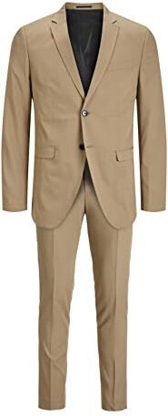 Jack & Jones Jprfranco Suit Noos Completo, Petrified Oak, 46 Uomo