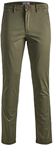 Jack & Jones JJIENZO Chino Shorts WW 01 STS Pantaloncini, Verde (Olive Night), 60 (Taglia Produttore: X-Large) Uomo