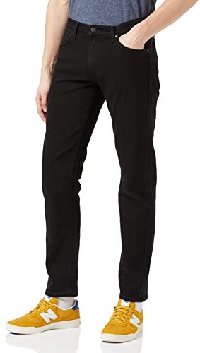 Lee Daren Zip Fly Jeans, Nero (Black Rinse Pc47), 42W / 32L Uomo