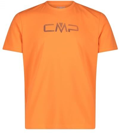 CMP T-Shirt da Uomo, Flame-Antracite, 52