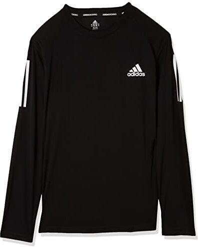 Adidas BOXWEAR TECH LONG SLEEVE SHIRT Maglia lunga Unisex Adulto BlackWhite M