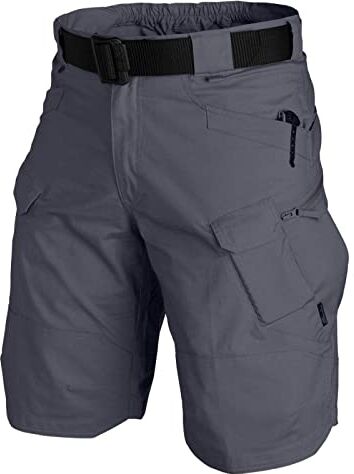 Astemdhj Pantaloncini Uomo Sportivi Pantaloncini Tattici Classici da Uomo Pantaloni Corti Multitasche Impermeabili Aggiornati Ad Asciugatura Rapida Caccia All'Aperto Pantaloncini Cargo Militari L Gri