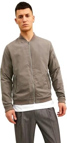 Jack & Jones Jjerush Bomber Noos Giacca, Falcon, XL Uomo