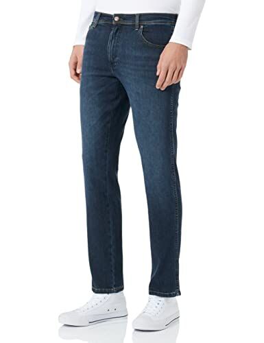 Wrangler Texas Slim Jeans, Blu (Electric Rodeo), 33W / 34L Uomo