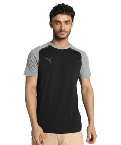 Puma Maglietta Teamcup Casuals, Tee Uomo, Black, XXL