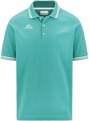 Kappa Logo MALTAX 5 MSS Polo Shirts Polo Uomo Green Lagoon