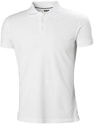 Helly Hansen Uomo Polo Crew, 2XS, Bianco