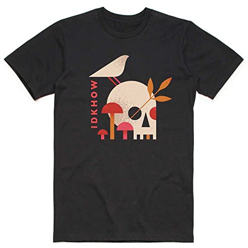 IDKHow T Shirt Mushroom Skull Band Logo Nuovo Ufficiale Uomo Size XXL