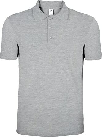 CHEMAGLIETTE! - ABBIGLIAMENTO E PERSONALIZZAZIONI Chemagliette Polo Uomo Manica Corta Maglia Abbigliamento da Lavoro, T Shirt 100% Cotone Piquet, Maglietta Tinta Unita con Colletto e Bottoni Evolution